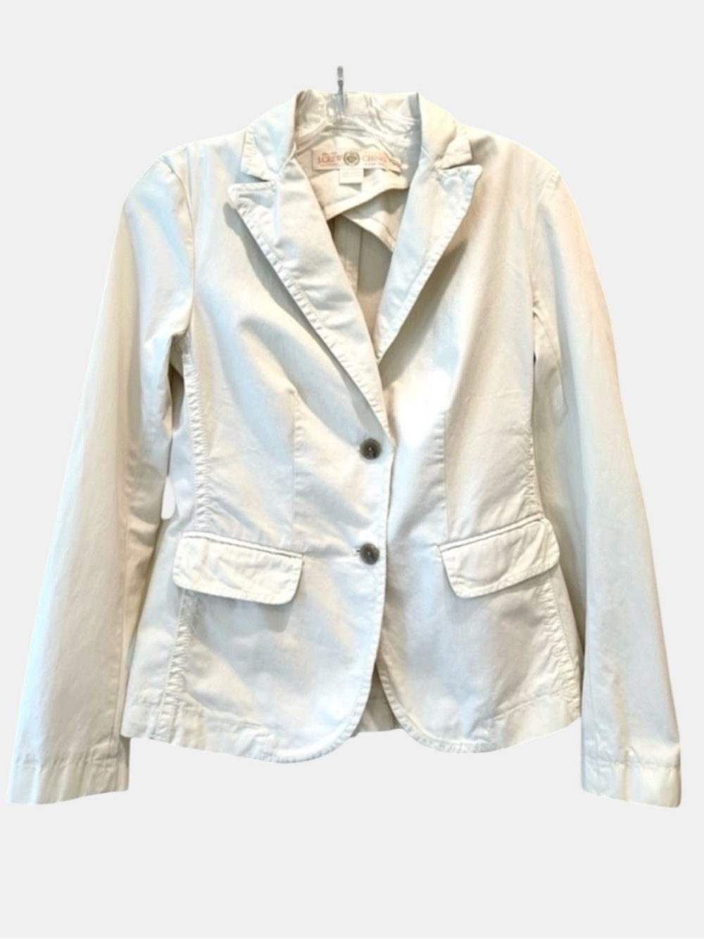 🌿 J.Crew Classic Twill Chino Blazer | Size 2 | Light Soft Sand Neutral Hue